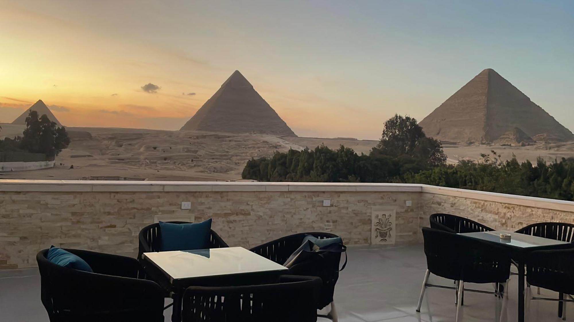 Hotel Great Scarab Pyramids View Kafret el-Gabal Exterior foto